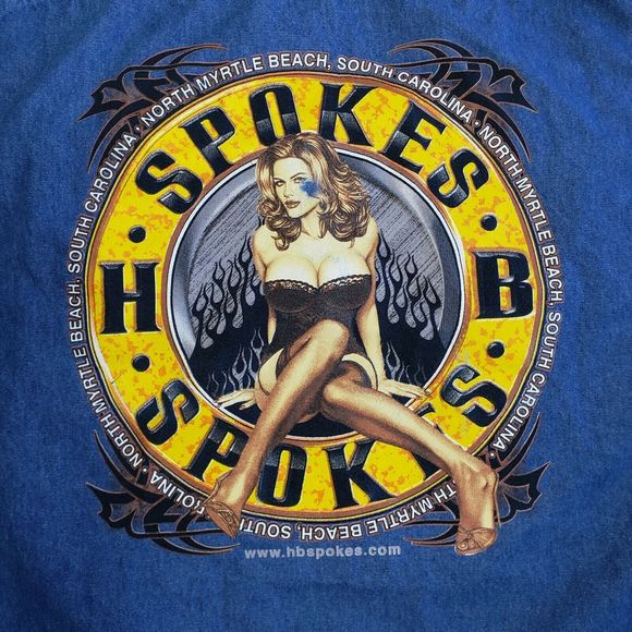 USA BIKER DESIGN 4XL Denim Sleeveless Myrtle Beach - Picture 2 of 9